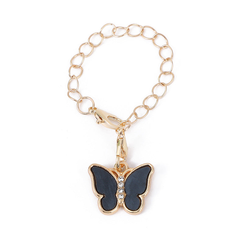Wholesale Cute Butterfly Chain with Lobster Clasp Pendant Cup Accessories